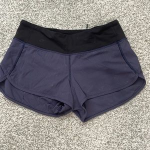 Navy Lululemon shorts